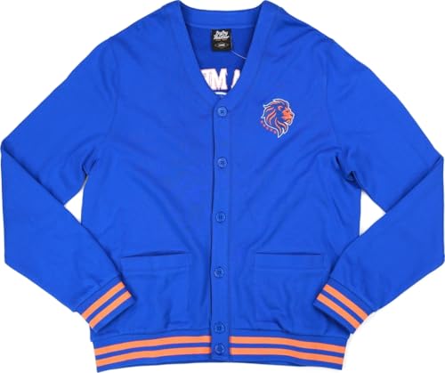Big Boy Florida Memorial Lions S6 Mens Cardigan [Royal Blue] - ID#71109-146-85-0-0