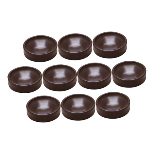TOPPERFUN 10 Pack Foot Pads Piano Casters Pads for Piano Legs Caster Cups for Piano Chair Foot Pads