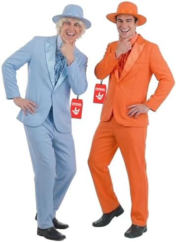 Fun Shack Blue Suit Costume, Duo Costumes, Halloween Costumes for Men