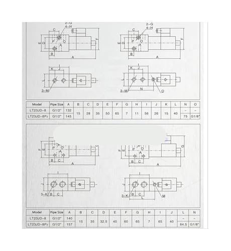 Électrovanne 24V à commutation rapide 24 Bar 1/2 BSP 23JD-15P2 - 4