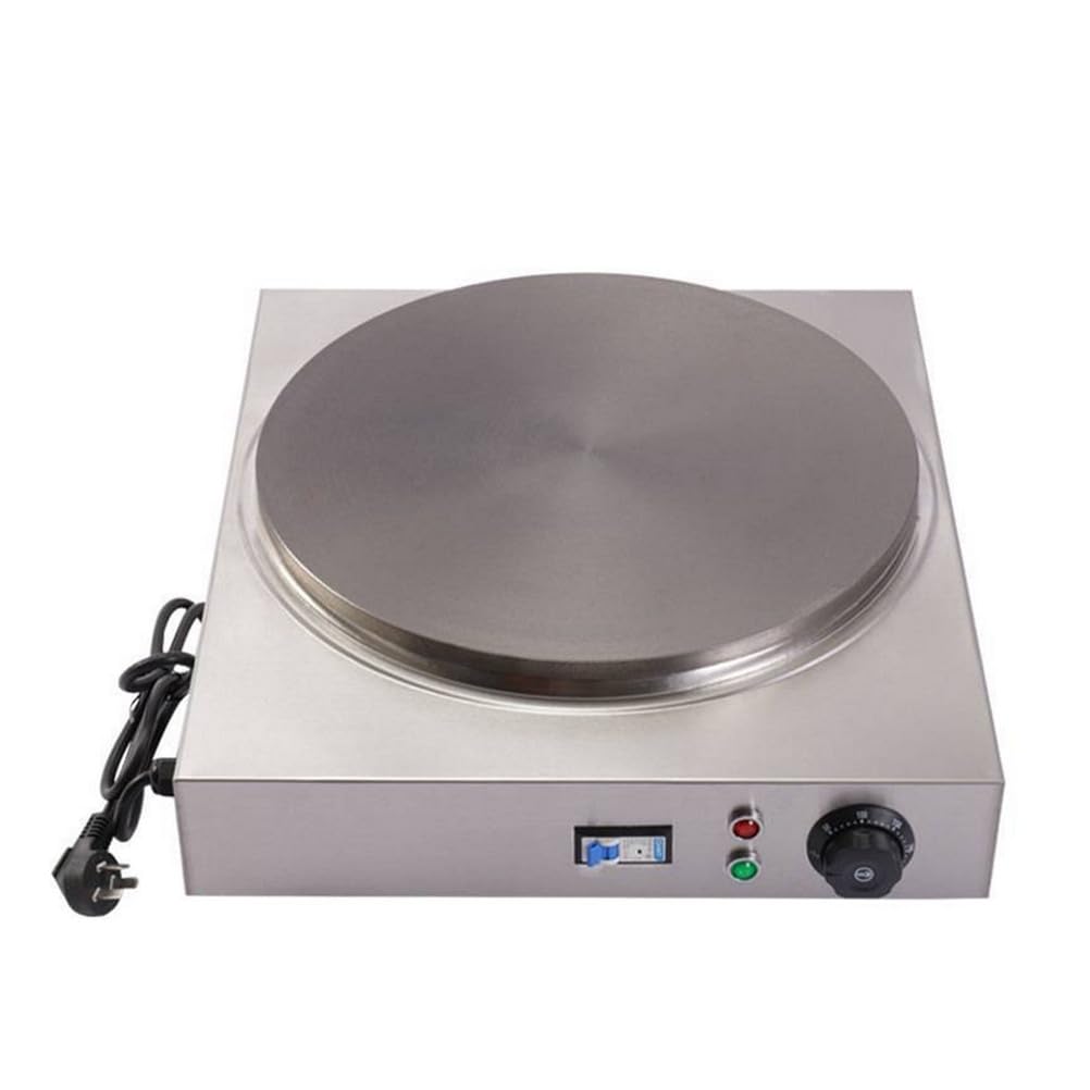 Crêpière électrique Professionnelle 220 V, diamètre 40-50 cm, Plaque de Cuisson pour crêpes multigrains, 50 cm,50CM
