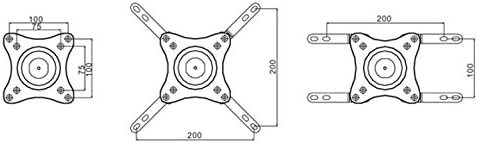 Diagram showing tilt, swivel, and rotation adjustments