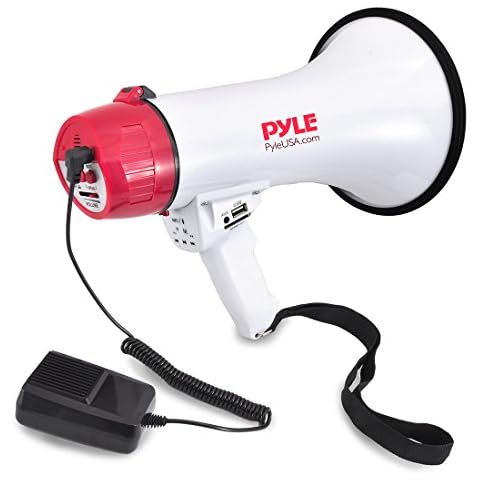 PYLE PMP42BT Bluetooth 40 W Outdoor Megaphone Bullhorn Speaker with AUX/USB/SD Cover