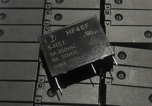 Relé HF46F-G 5-HS1TGF de 4 pines para reparar tarjetas de control y prevenir averías
