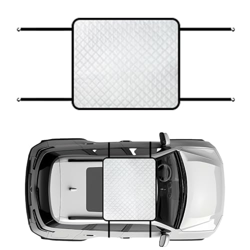 Parasol de techo solar con protección UV elástica para reducir el calor en el coche