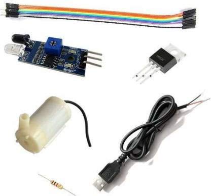 TechWiz DIY Kit for Automatic Sanitizer Machine IR Sensor, Submersible Water Pump, Resistor, Power Cable, TIP32C transistor, 6-M2F Wire (Make Your Own Sanitizer Dispenser) (Set of 1 Kit) (B08DDC8N7Q) Amazon Price History, Amazon Price Tracker