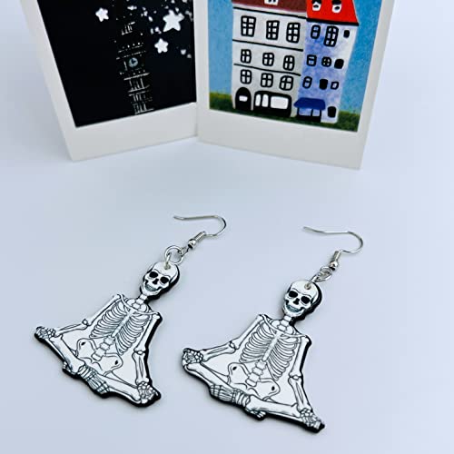 Halloween Earrings for Women - Spooky Halloween Jewelry - Middle Finger Earrings - Poison Jewelry4