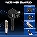 SYKRSS 6-Pack UF825 Ignition Coils & 4469 Spark Plugs Kit Compatible with Ford Transit-150 Transit-250 Transit-350 HD 2020-2021, for F-150 Explorer, 3.3L 3.5L V6 - Replaces C503 10467067 10472401
