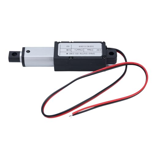 Actuador lineal eléctrico mini con carrera de 20 mm e interruptor integrado 2