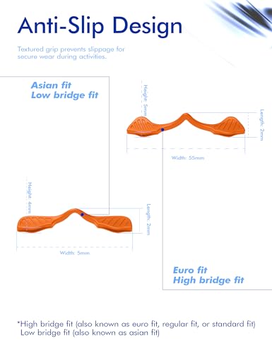 Image of SAUCER Replacement Nose Pieces Pads for Oakley Wind Jacket 2.0 OO9418 Sunglass