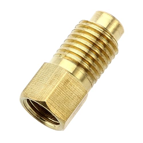 COOLHIYA Adapter SAE to Vacuum Pump Connector Automotive Conversion Tool Easy Installation for Refrigeration Maintenance Heavy-Duty Construction Water