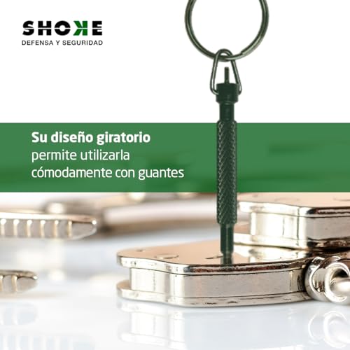 Professioneller Schäkelschlüssel für Polizei - Universalschlüssel - Schlüssel für echte Polizeihandschellen - nicht kompatibel mit Schäkel der Marke SHOKE und Yuil - einfach zu bedienen - Shoke