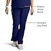 AVE. Varick Women's Scrub Pants, Elastic Waistband, 4-Way Stretch Fabric, Wrinkle- and Fade-Resistant, Machine Washable Scrubs, For Nurses & Medical Professionals, (L Petite, Navy)