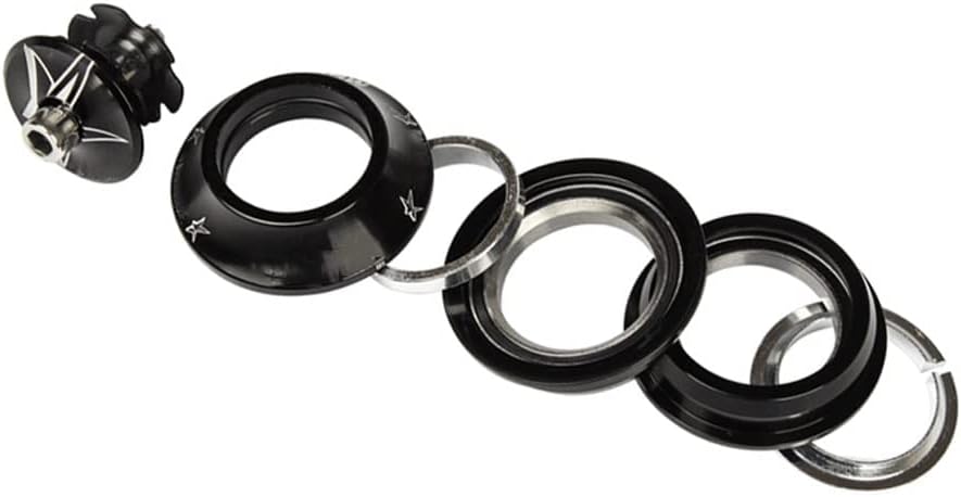 1-1/8" Bike Headset， 44mm Aluminum Alloy Bearing Headset Straight Tube for Mountain Bike/MTB Road Bike