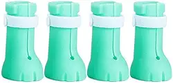Sapatos Para Pet Bota Antiderrapante Cachorro E Gato Protetor De Patas Sapatinhos Silicone Ajustáveis Botinhas Cães E Pets