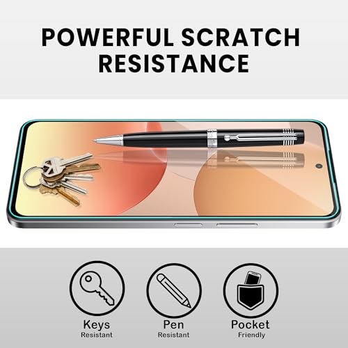 Image of FIRST MART Military-Grade Gorilla Tempered Glass For Realme P4x (6.72 Inch) With Edge To Edge Screen Coverage and Easy Installation Kit |Black
