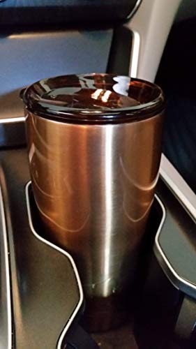 Silver Buffalo NL1008950 Double Walled Stainless Steel Travel Tumbler, 20-Ounces, Gold