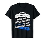 Installateur Arbeit Flaschner Motiv TShirt