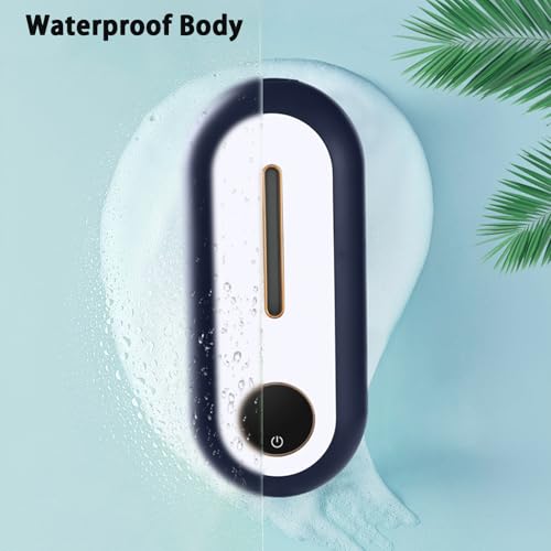 Image of Automatic Soap Dispenser, Smart Foam Soap Dispenser with Temperature Display & Long-Last Battery, 450ML Large Capacity, 3 Modes for Kitchen Sink and Bathroom, Wall-Mounted Hand Soap Dispenser (Blue)