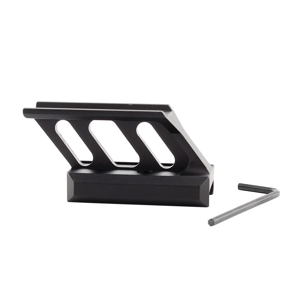 HATSEN Raised Rail Bracket 20 to 20mm Rail Flashlight Base Clip Rail