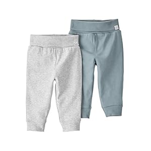 Little Planet By Carter’s Baby 2-Pack Organic Cotton Grow-with-me Pants