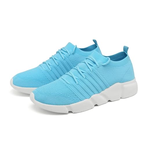 Image of GSLMOLN Mens Womens Fashion Sneakers Unisex Slip on Ultra-Sock Knit Soft Sole Breathable Lightweight Casual Walking Shoes