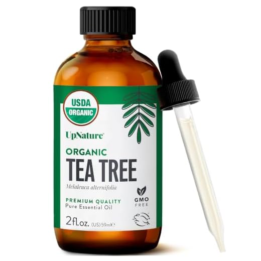 USDA Certified Organic Tea Tree Essential Oil 2oz – 100% Natural & Pure Tea Tree Oil for Skin Care, Hair Growth Serum & Healthy Toenail - Premium Quality Aromatherapy Oil for Hair Skin and Nails