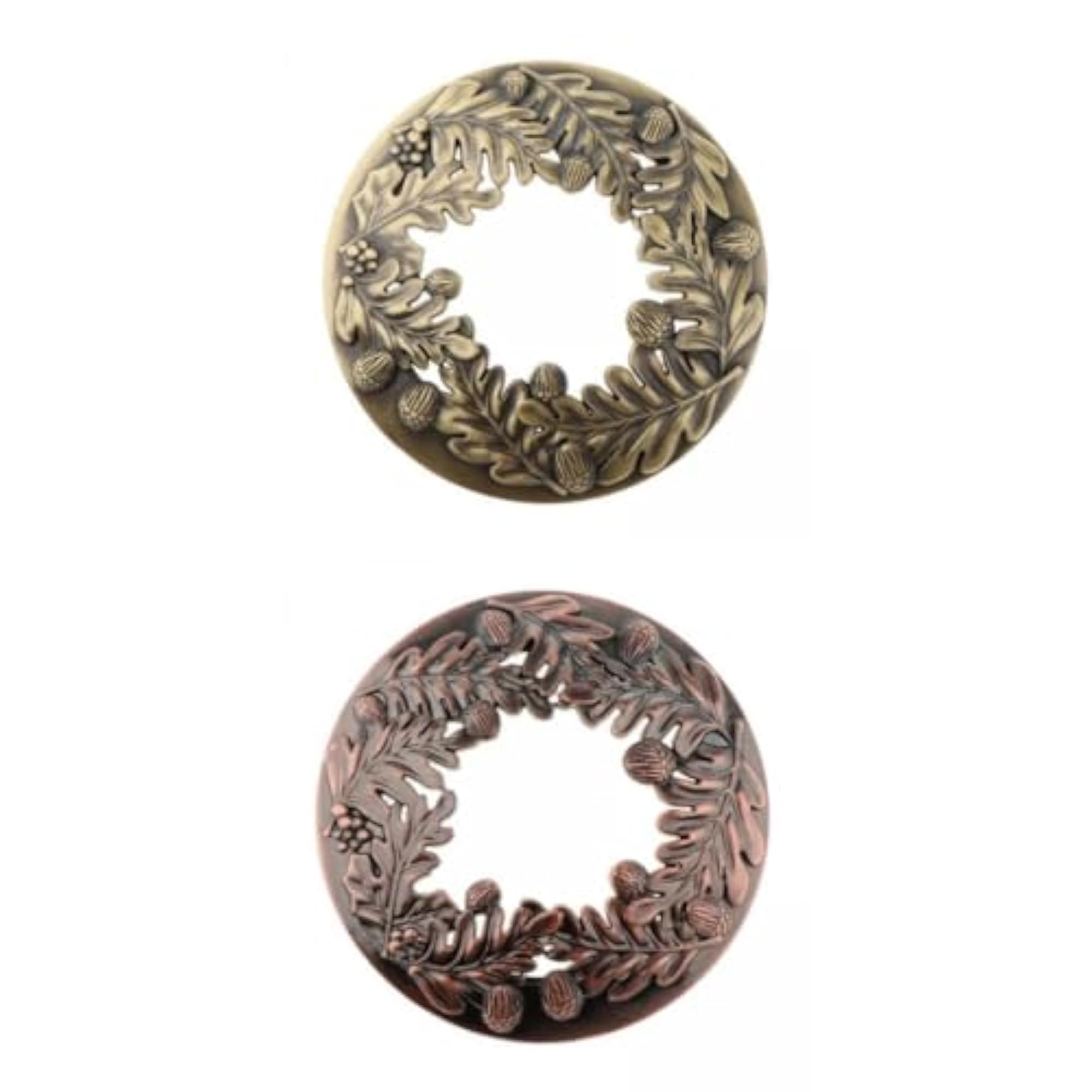 Leaf Pattern Jar Candle Topper Cover Accessories