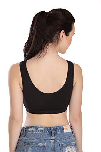 Image of splash Women's Cotton Non-Padded Wire Free Sports Bra