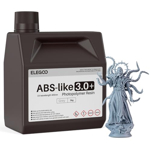 ELEGOO ABS-Like Resin 3.0+, Upgraded 3D Printer Photopolymer Resin,...