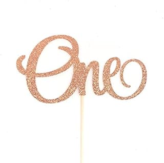 Atelier Elegance One Cake Topper, 1st Birthday Cake Topper, 1st Anniversary Cake Topper