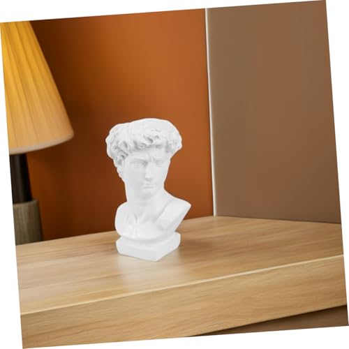 Estatua retro David iplusmile jarrón decorativo de resina tallada para mesas elegantes 7