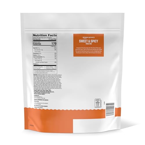 Image of Amazon Grocery, Sweet & Spicy Trail Mix, 40 Oz
