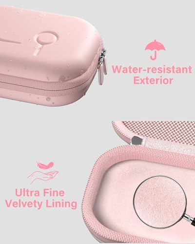 Image of ProCase Stethoscope Case for 3M Littmann Classic III & Cardiology IV -Pink | Hard Protective Carrying Bag Fits MDF, ADC, Omron Stethoscopes, Medical Storage Organizer for Nurses & Nursing Students