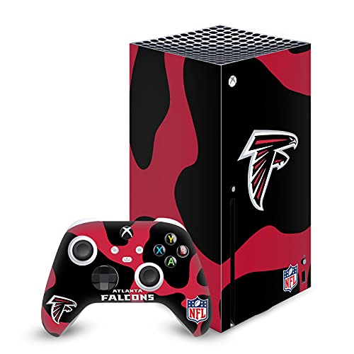 Skin Xbox Series X NFL Atlanta Falcons par Head Case Designs - Autocollant Console et Manettes