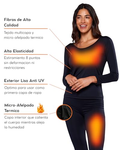 El Mejor Listado de Pantalones térmicos para Mujer - los más vendidos. 2 Imagen adicional