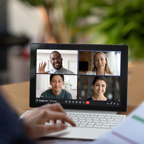 ASUS Chromebook CM30 Detachable Laptop, 10.5" 1920x1200 Display, MediaTek Kompanio 520, 8GB RAM, 128GB eMMC Storage, Garaged Stylus, ChromeOS, Fog Silver, CM3001DM2A-AS01TS-CB by Asus - Image 6