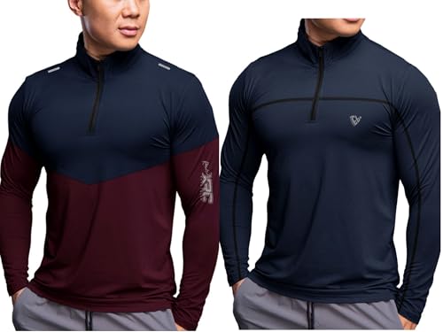 Image of Noble Monk Men's Active wear Regular Fit T Shirt |Full Sleeves |Casual T-Shirt for Men