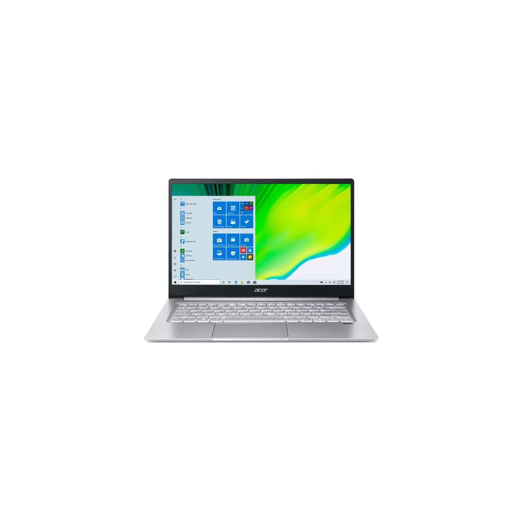 Acer Swift 3 SF314-59-56W5 Ordinateur Portable Ultrafin 14'' FHD IPS, PC Portable (Intel Core i5-1135G7, RAM 8Go, SSD 512 Go, Intel Iris Xe Graphics, Windows 10) Clavier AZERTY (Français), Laptop Gris