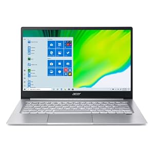 Acer Swift 3 SF314-59-56W5 Ordinateur Portable Ultrafin 14 » FHD IPS, PC Portable (Intel Core i5-1135G7, RAM 8Go, SSD 512 Go, Intel Iris Xe Graphics, Windows 10) Clavier AZERTY (Français), Laptop Gris