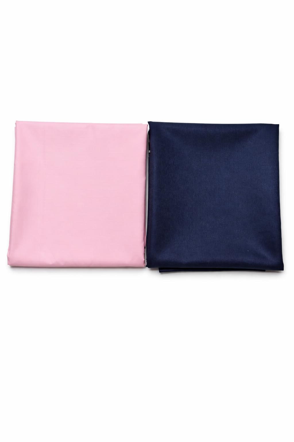 Premium Unstitched Fabric Combo, Pink and Navy Blue, Cotton Blend, Plain, Wrinkle-Resistant, 2 Pieces, for Formal Wear-picture-21