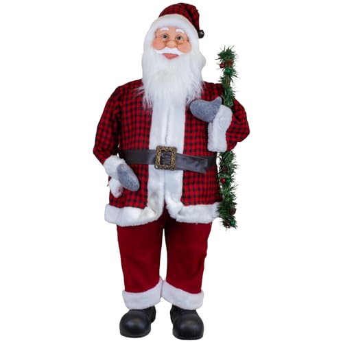Christmas Paradise stehender Weihnachtsmann Kimi Rot 90cm Deko-Figur...