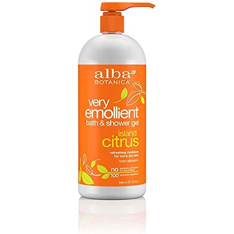 Alba Botanica Bath & Shower Gel - Island Citrus 32 fl oz Gel Cover