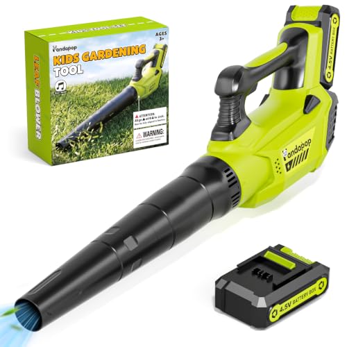 Pandapop Kids Tools Set Kids Leaf Blower with Upgraded Airflow & Sounds