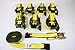 Big Yellow 2â€ x 30â€™ Ratchet Assembly with Flat Hook (8 Pack)