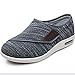 QDCHOME Damskie buty dla cukrzyków, szerokie buty do chodzenia z regulowanymi zapięciami, poduszka powietrzna, oddychające siateczkowe trampki dla osób starszych, cukrzyków, obrzęknięte stopy, 40 EU