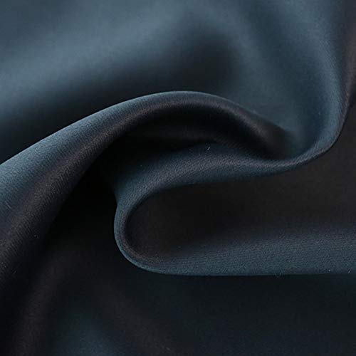 Gxi Solid Black Kitchen Curtain 20 Inch Long Pure Color Grommet Blackout Curtain Tiers For Bathroom Short Curtain Drape Window Treatment Valance For Bay Windows, 2 Panels ,Each W39 X L20 Inch #TOP4