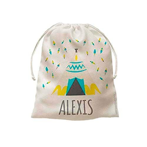 Bolsita personalizada Tipi. Bolsa merienda o muda de bebé. Elige tamaño y color del diseño. Guardería. Regalo recién nacido. VUELTA AL COLE