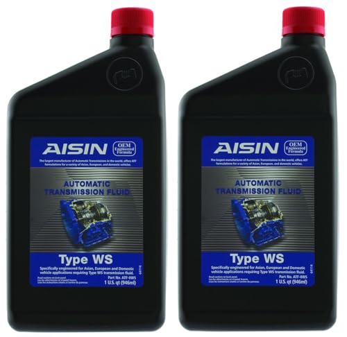 Set of 2 Auto Trans Fluids Aisin ATF-0WS for Cadillac Lexus Scion Toyota Volvo