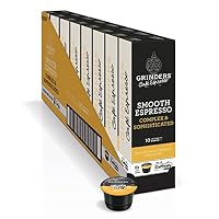 Grinders Coffee Caffitaly Compatible Capsules, 80 Smooth Espresso Capsules